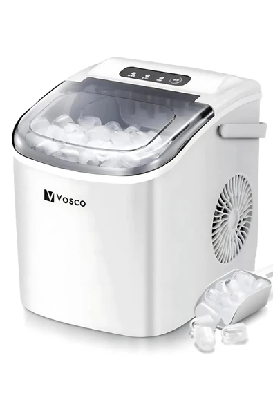Vosco VHZB-12HB Eko Set Üstü 12 kg Buz Makinesi Beyaz ürün görseli 1