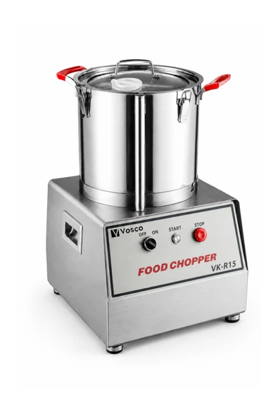 Vosco 15 Litre Profesyonel Kıyma ve Parçalama Makinesi - Paslanmaz Çelik Food Chopper ürün görseli 1