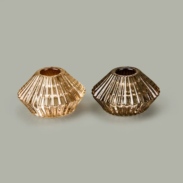 Prizma Şamdan - Asorti - 7x4 cm ürün görseli 1