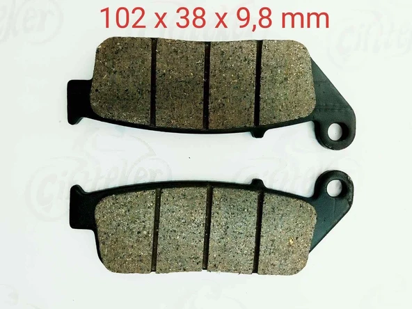 Mondial 180 Z-One S Ön Fren Disk Balatası Orj * ürün görseli 1
