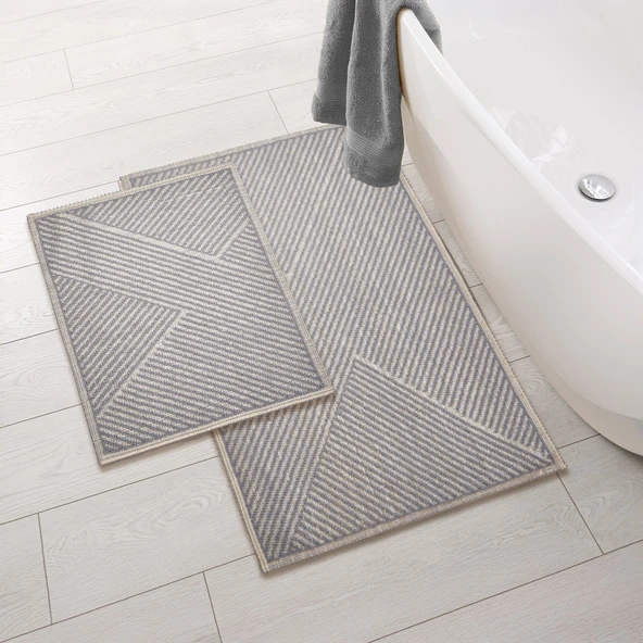 Soft Spata 2'li Bukle Paspas - Gri - Resim 2