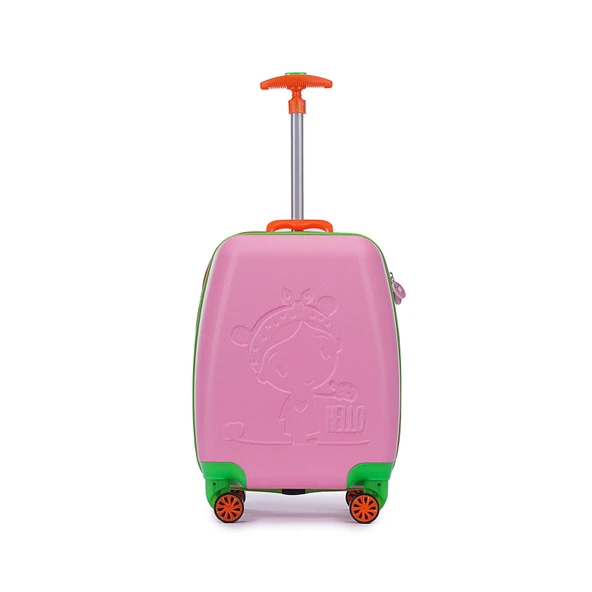 Çocuk Valizi - Pembe - Resim 3