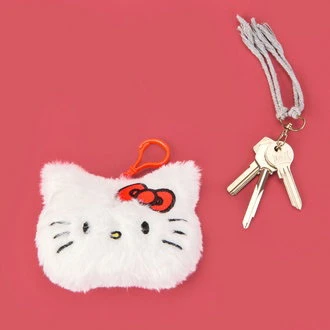 Hello Kitty Çanta Süsü - Beyaz - 12x10 cm - Resim 2