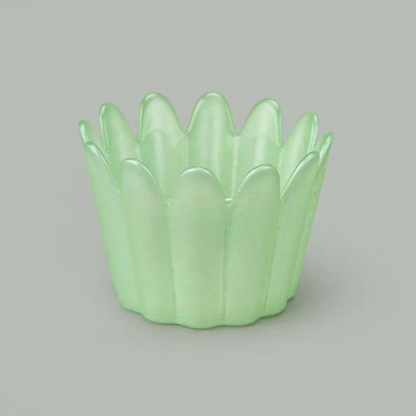 Deco Tulu Mumluk - Yeşil - 9 cm ürün görseli 1