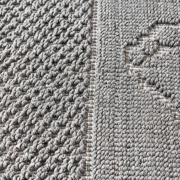 Soft Nova Banyo Paspası - Gri - 40x60 cm - Resim 2