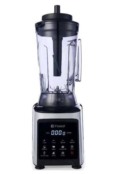 Vosco Dijital Bar Blender Pro XL 4L (8 Bıçak) Gri ürün görseli 1