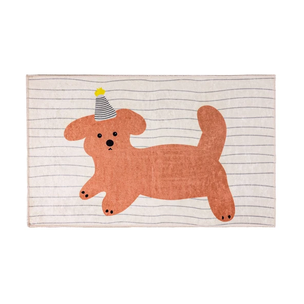 Soft Dog Banyo Paspası - Ekru - 50x80 cm ürün görseli 1