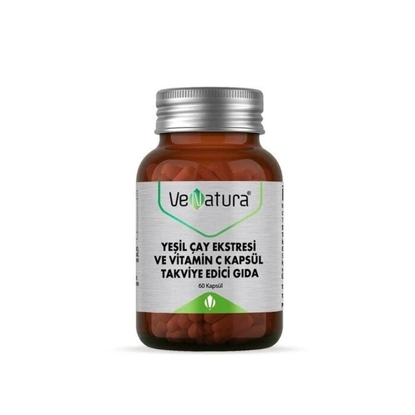 VeNatura Yeşil Çay Ekstresi ve Vitamin C 60 Kapsül ürün görseli 1