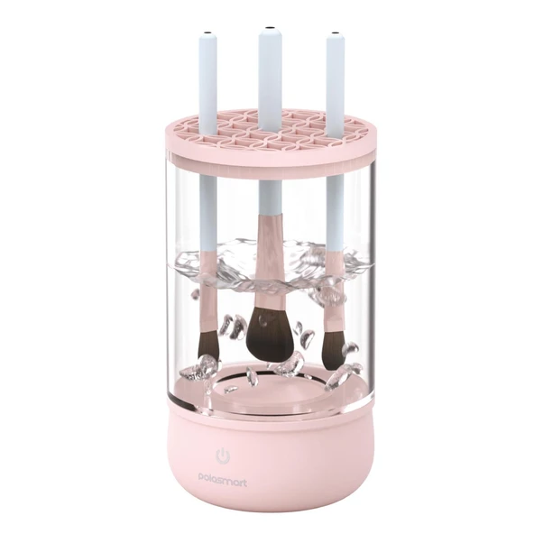 Polosmart PSC64 Makyaj Fırçası Temizleme Cihazı Pembe ürün görseli 1