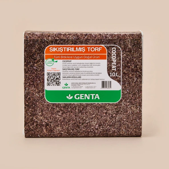 Sıkıştırılmış Cocopeat Torf - 800 gr - Resim 2