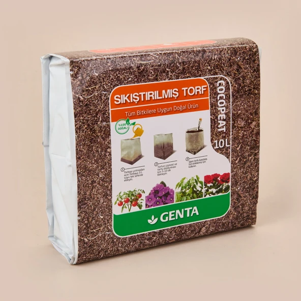 Sıkıştırılmış Cocopeat Torf - 800 gr ürün görseli 1