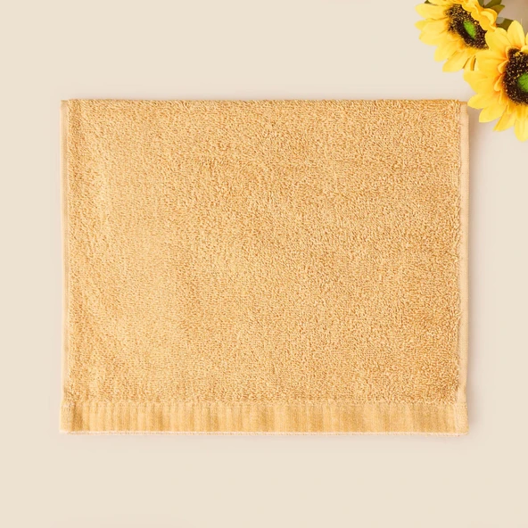 Soft Linen El Havlusu - Hardal - 30x50 cm ürün görseli 1