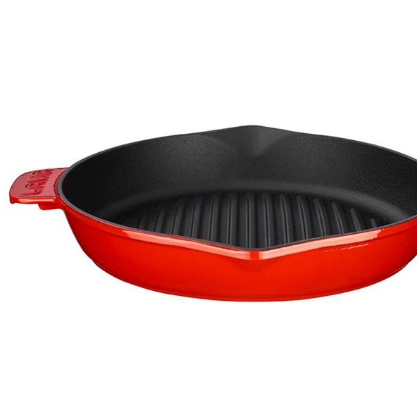 Grill Döküm Tava - 28 cm - Resim 2