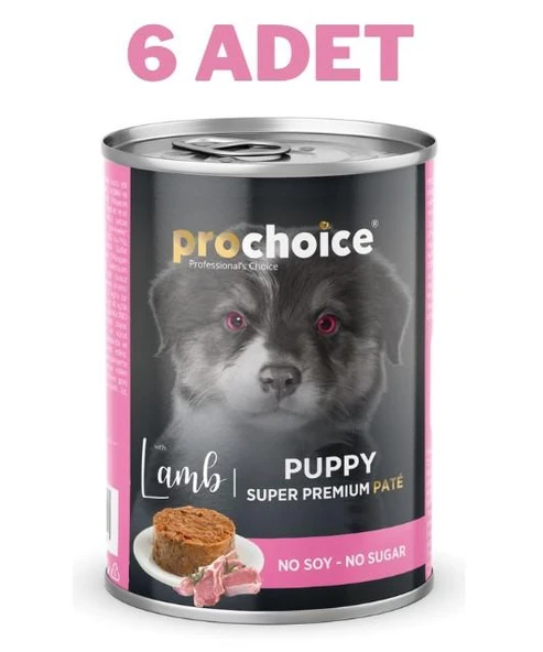 ProChoice Puppy Lamb Pate Yavru Köpek Konservesi 6x400 gr ürün görseli 1