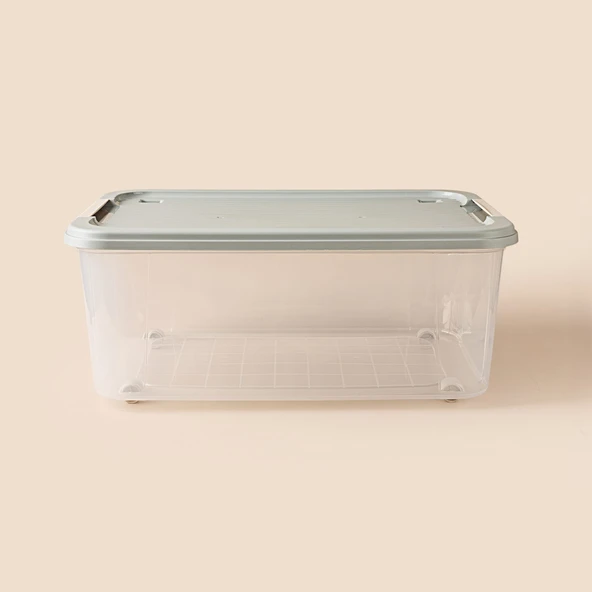 Living Agata Organizer Kutu - Şeffaf - 40 lt ürün görseli 1