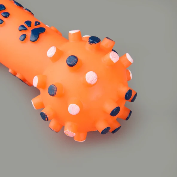 3'lü Plastik Köpek Oyuncağı - Renkli - Resim 3