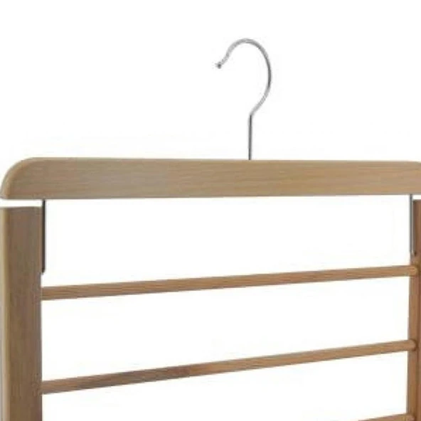 Ahşap Katlı Pantolon Askısı - Resim 2