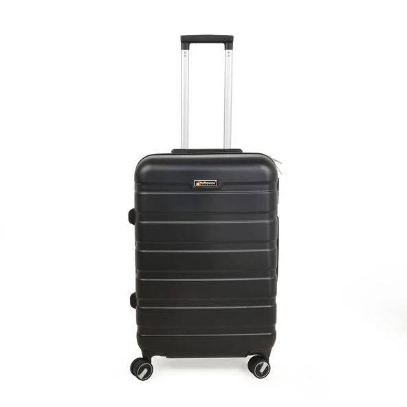 Titan Orta Boy ABS Valiz - Siyah - 66x45x26 cm ürün görseli 1