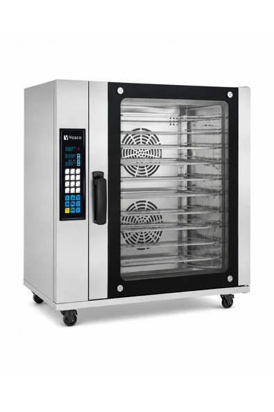 Vosco 10 Tepsili Elektrikli Patisserie Fırın - Profesyonel Konveksiyonlu Pastane Fırını ürün görseli 1