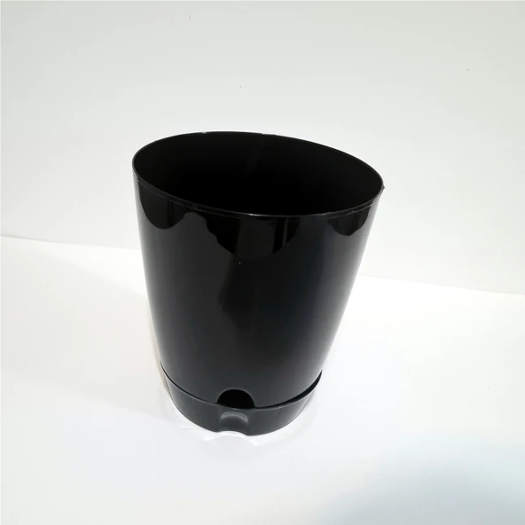 Plastik Tabaklı 20 cm Saksı - Resim 5