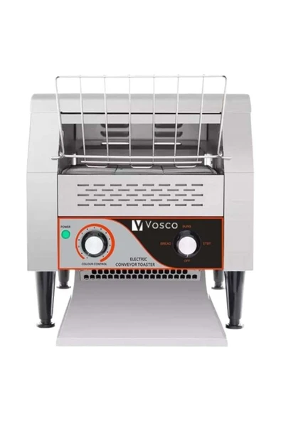 Vosco VKB-300 Konveyörlü Ekmek Kızartma Makinesi / Endüstriyel Conveyor Toaster/ 450 Dilim/Saat ürün görseli 1