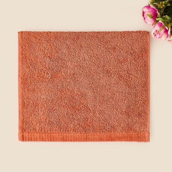 Soft Linen El Havlusu - Kiremit - 30x50 cm ürün görseli 1
