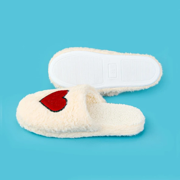 Soft Kalpli Terlik - Ekru - 39 Beden ürün görseli 1