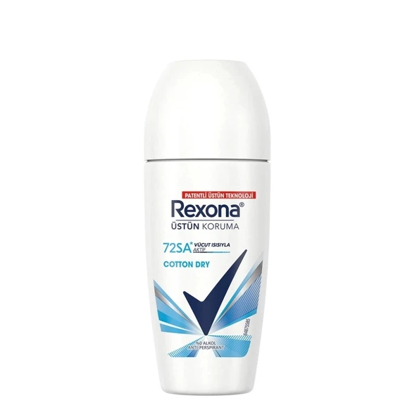 REXONA COTTON DRY KADIN ROLL-ON 50 ML ürün görseli 1