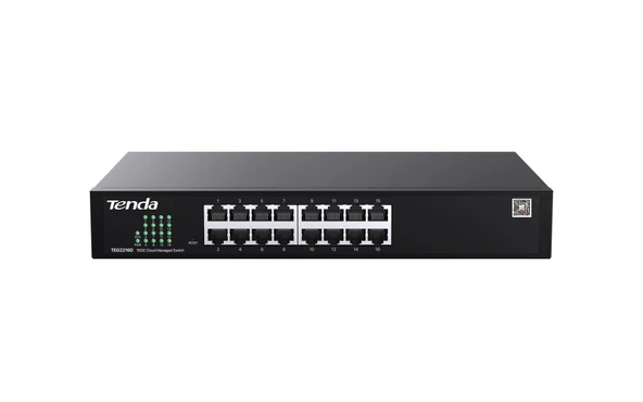 Tenda TEG2216D 16 Port 10/100/1000 Switch Cloud Yönetilebilir Çelik Kasa Switch ürün görseli 1