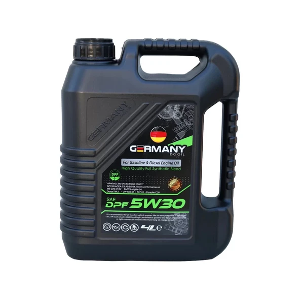 DG OIL GERMANY 5w-30 DPF A5-B5 Full Synthetic 4 Lt ürün görseli 1