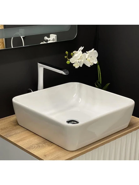 Turkuaz Seramik One Lavabo 46 x 46 cm ürün görseli 1