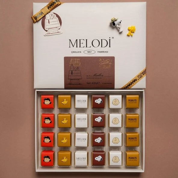 Melodi Çikolata Peanuts Collection Sweet Dreams Madlen 400g ürün görseli 1