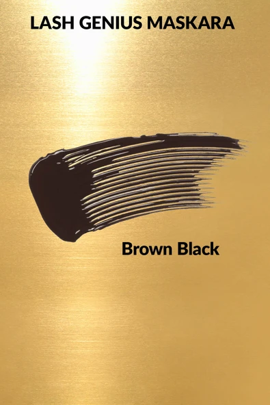 Lash Genius Suya Dayanıklı Maskara - Brown Black - Resim 5