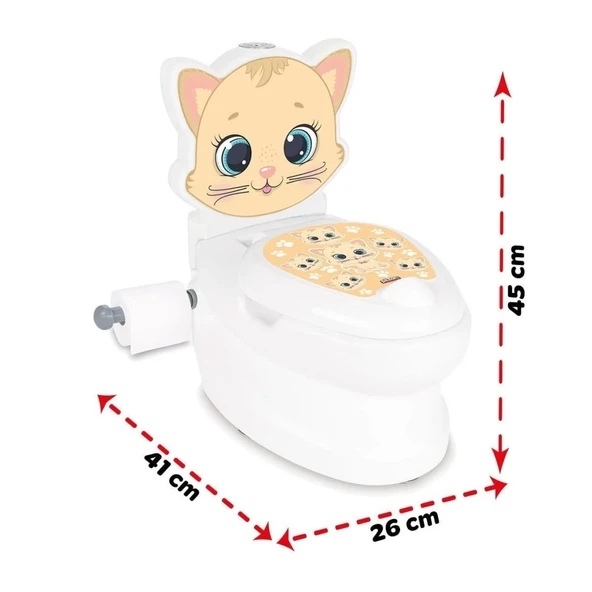 07 563 NessiWorld Eğitici Kedi Klozet ürün görseli 1