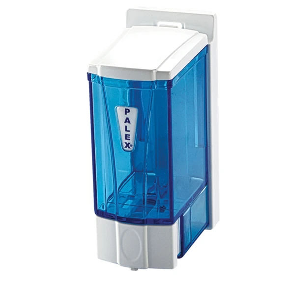 Mini Sıvı Sabun Dispenseri 250 CC (Şeffaf-Mavi) ürün görseli 1