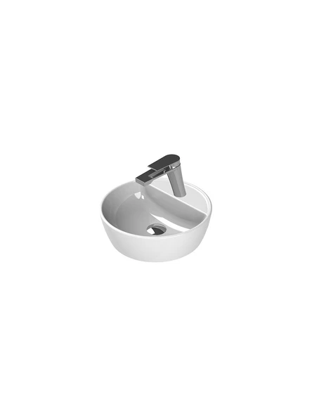 Turkuaz Seramik Cerastyle One Tezgah Üstü Lavabo 42 cm 076400U ürün görseli 1