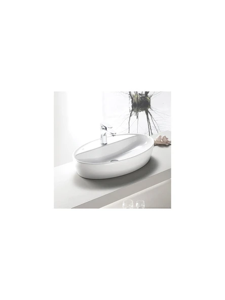 Turkuaz Seramik Cerastyle One Tezgah Üstü Lavabo 67 cm 076500U ürün görseli 1