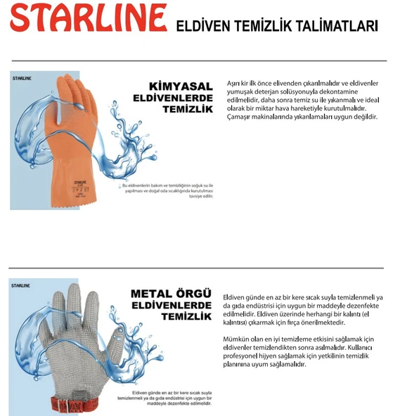 5 Çift Deri Eldiven  Starline E-1203 3123X No:10 Xl - Resim 8