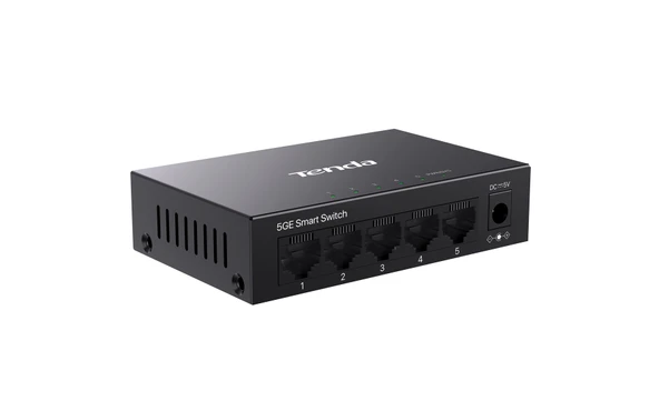 Tenda TEG2205D 5 Port 10/100/1000 Switch Cloud Yönetilebilir Çelik Kasa Switch ürün görseli 1