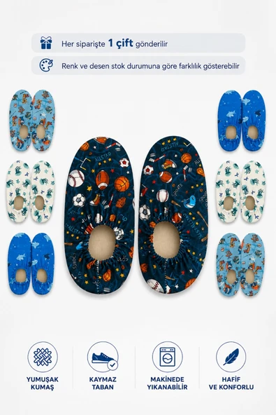 Muggo BABY Kaymaz Tabanlı Unisex Bebek Çocuk Deniz Ayakkabısı ve Havuz Patiği ürün görseli 1