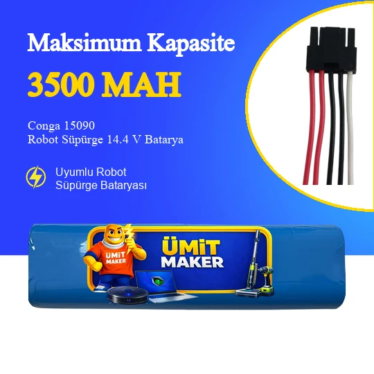 Conga 15090 Robot Süpürge 3500 mAh Batarya ürün görseli 1
