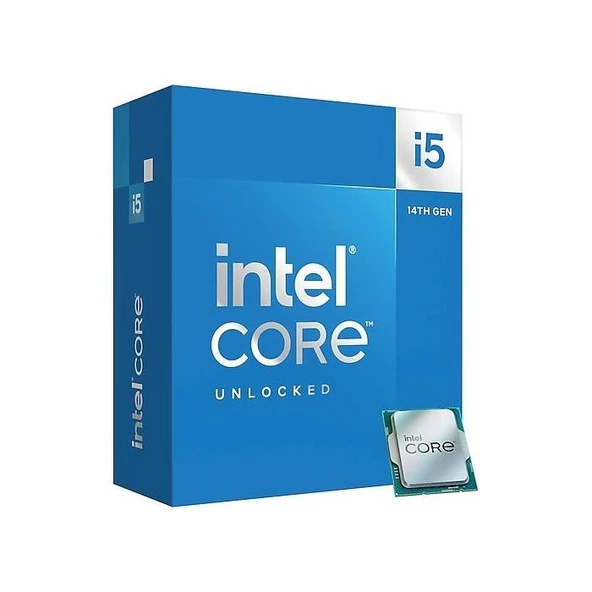 Intel Raptor Lake Core I5 14600KF 3.5Ghz 1700P 24Mb Box (Fansız) (125W) Novga ürün görseli 1