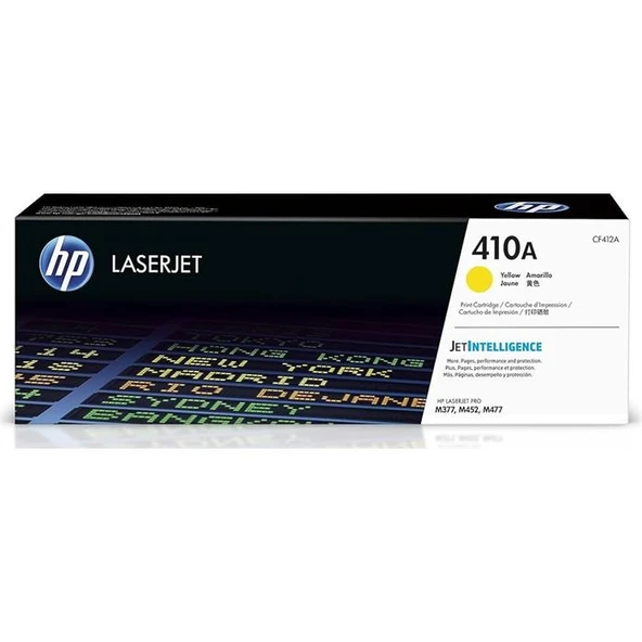 HP 410A Yellow Sarı 2.300 Sayfa Toner CF412A ürün görseli 1