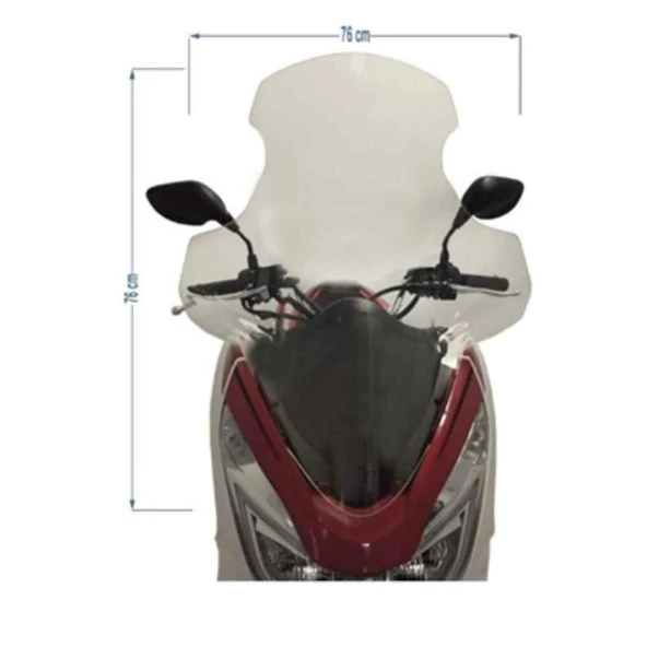 Ön Siperlik (rüzgarlık) Büyük Boy Honda Pcx 2014-2017 ürün görseli 1