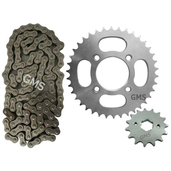 Mondial Zincir Dişli Set 428H 116L-15T+38T Drift ürün görseli 1