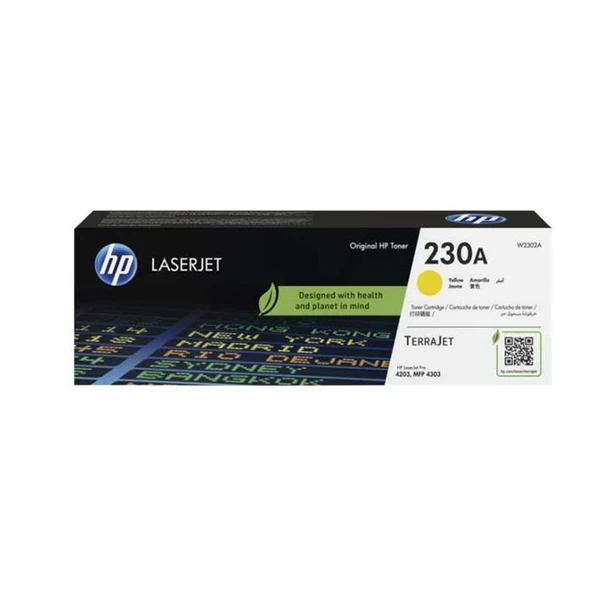 Hp 230A Yellow Sarı 1.800 Sayfa Toner W2302A(450.10.10.1259) ürün görseli 1