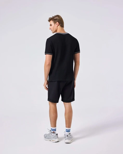 Ellesse 6SM4014-BK Erkek Şort - Siyah - Resim 5