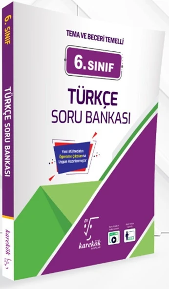 6. Sınıf Türkçe Soru Bankası Karekök Yayınları ürün görseli 1
