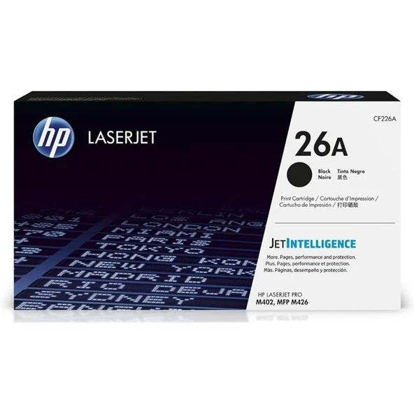 Hp Cf226A Black Toner Kartuş (26A) ürün görseli 1