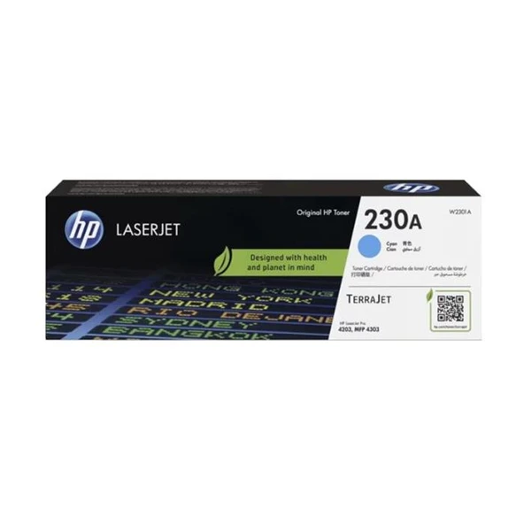 Hp 230A Cyan Mavi 1.800 Sayfa Toner W2301A(450.10.10.1258) ürün görseli 1